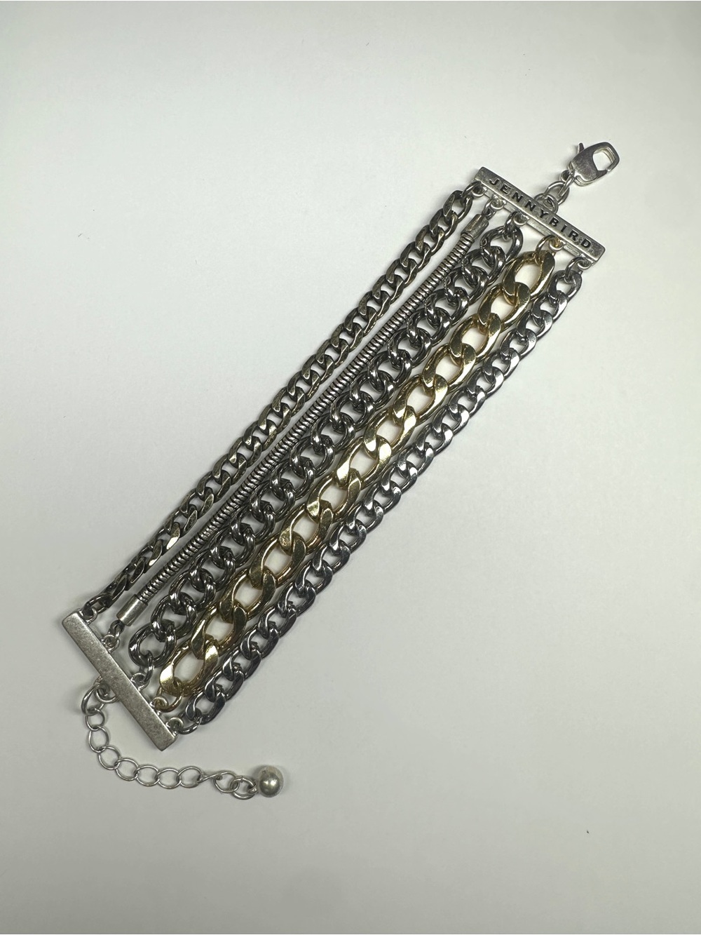 Jenny Bird Austin two-Tone Chain Bracelet - Silver & Gold